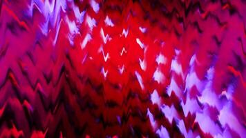 Endlessly flowing kaleidoscopic zigzag pattern. Motion. Rotating slowly transforming triangular kaleidoscope. video