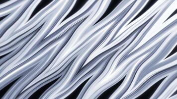 Beautiful background of colorful zigzag stripes. Motion. Wavy lines move in iridescent flow pattern. Zigzag waves of lines in beautiful stream video