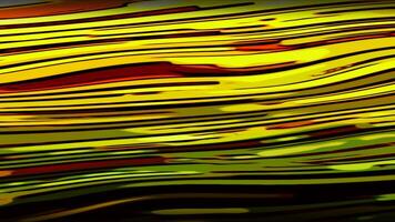 Yellow flashing stripes. Motion. Twitching in different directions background made in computer graphics. video
