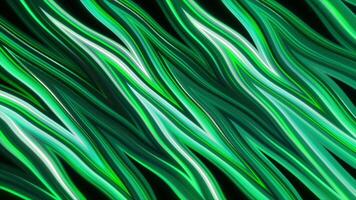Abstract background with strings glowing and flowing on a black background. Motion. Rhombus like bending shapes. video