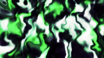 Animation of moving stripes of colorful spots with liquid effect. Motion. Beautiful spots move in liquid iridescent flow. Linear spots move in liquid animation video