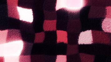 Background with bright shimmering squares. Motion. Wavy background with flashing squares in retro style. Distorted wavy background with flickering squares video