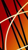 White and orange background. Motion.Bright lines in cartoon animation that draw patterns scribbling in different directions. video