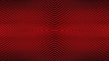 Abstract motion background with red screen and optical illusion effect, seamless loop. Motion. Tv noise effect with lines moving to the screen center. video