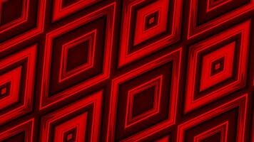 Bright ornament.Motion.Large bright-colored rhombuses in abstraction that change their size and create like hypnosis. video