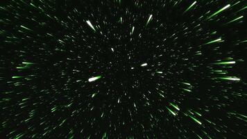 Flying Through stars and nebula In outer space. Motion. Galaxy exploration through outer space towards glowing milky way galaxy. video
