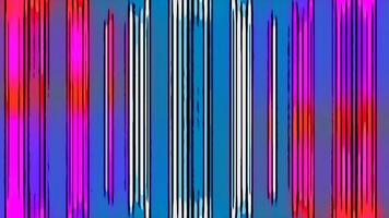 Multicolor parallel stripes move perpendicularly. Motion. Vertical bright flowing lines all over the screen. video