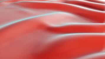 Smooth silk cloth surface with ripples and folds in tissue, motion graphics of wave satin fabric loop background, wavy texture fluttering, wallpaper with relextion, luxury gradient. 3D render animation video
