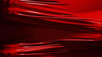 Red color textile fabric seamless looping background, abstract wallpaper moving slowly making horizontal relextion, luxury gradient. 3D render animation of flowing-textil, motion graphics video
