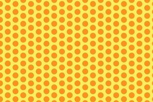 simple abstract orange color polka dot pattern on lemonade color background yellow polka dots vector