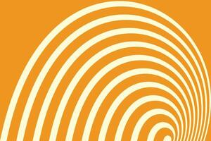 simple abstract lemonade color geometric round line pattern on orange color background a yellow background with a white and orange pattern vector