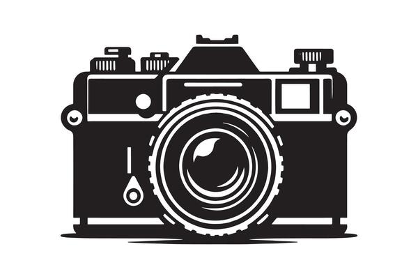 Camera Icon silhouette Illustration Artwork
