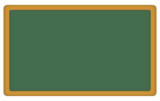 Illustration of a flat blackboard frame isolated on white background. vector