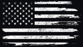 USA Distressed Flag Design vector
