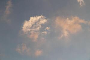 View of clouds in the sky in the afternoon photo