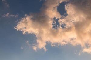 View of clouds in the sky in the afternoon photo