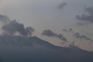 View of clouds in the sky in the afternoon photo