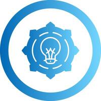 Innovation Gradient Circle Icon vector