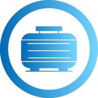 Septic Tank Gradient Circle Icon vector