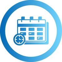 Term Gradient Circle Icon vector