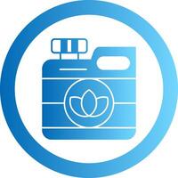 Fertilizer Gradient Circle Icon vector