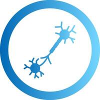 Nerve Gradient Circle Icon vector