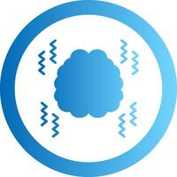 Parkinson Gradient Circle Icon vector
