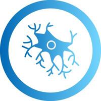 Astrocyte Gradient Circle Icon vector