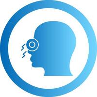 Congestion Gradient Circle Icon vector