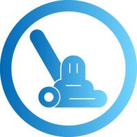 Polisher Gradient Circle Icon vector