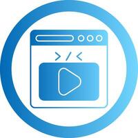Gradient Circle Icon vector