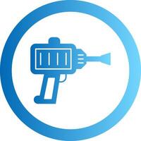 Impact Driver Gradient Circle Icon vector