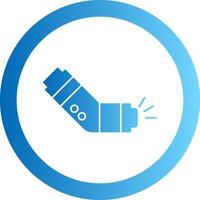 Inhaler Gradient Circle Icon vector