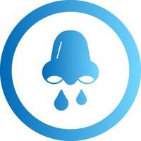 Congestion Gradient Circle Icon vector
