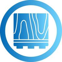 Floor Gradient Circle Icon vector