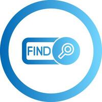 Find Gradient Circle Icon vector