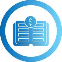 Ledger Gradient Circle Icon vector