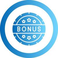 Bonus Gradient Circle Icon vector