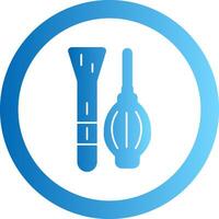 Cleaning Gradient Circle Icon vector