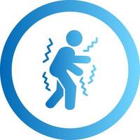Parkinson Gradient Circle Icon vector