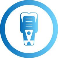 Stud Finder Gradient Circle Icon vector