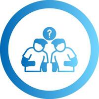 Virus Spread Gradient Circle Icon vector