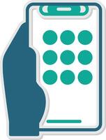 Apps Sticker Icon vector