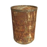 The rusty can image 3d rendering. png