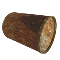 The rusty can image 3d rendering. png