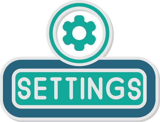 Setting Sticker Icon