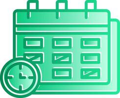 Term Gradient Slip Icon vector