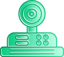 Camera Gradient Slip Icon vector