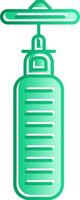 Rotary Tool Gradient Slip Icon vector