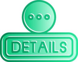 Details Gradient Slip Icon vector
